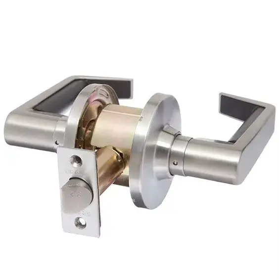 Brava Metro EL6082SC70 passage lever set 70mm back set in satin stainless steel finish