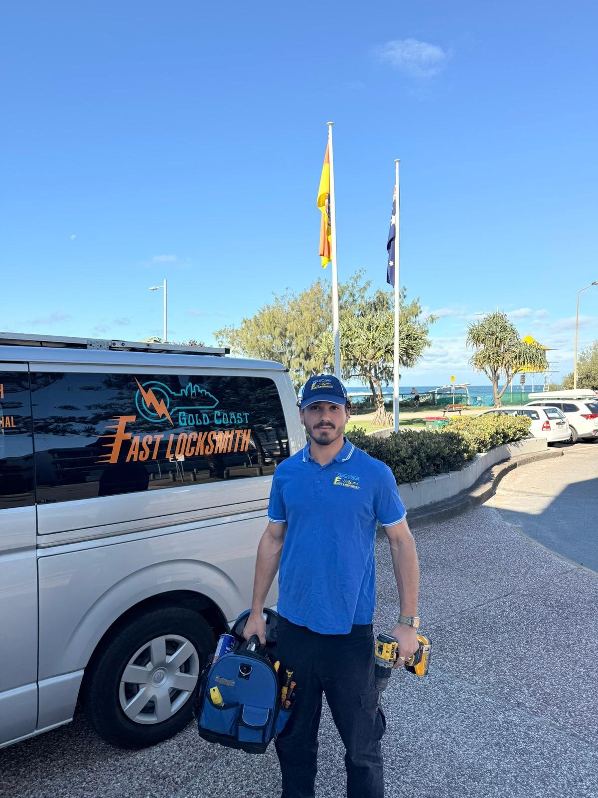 Gold Coast locksmith van key cutting machine — Oxenford - 24/7 Mobile  Gold Coast