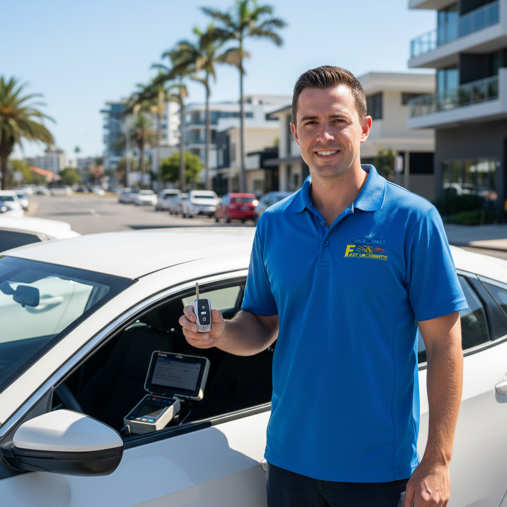 Honda key replacement Gold Coast locksmith technician