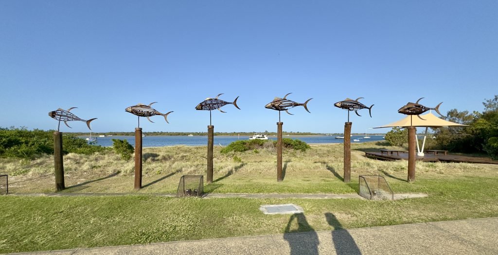 Harley Park fish sculptures Labrador Gold Coast — local locksmith service