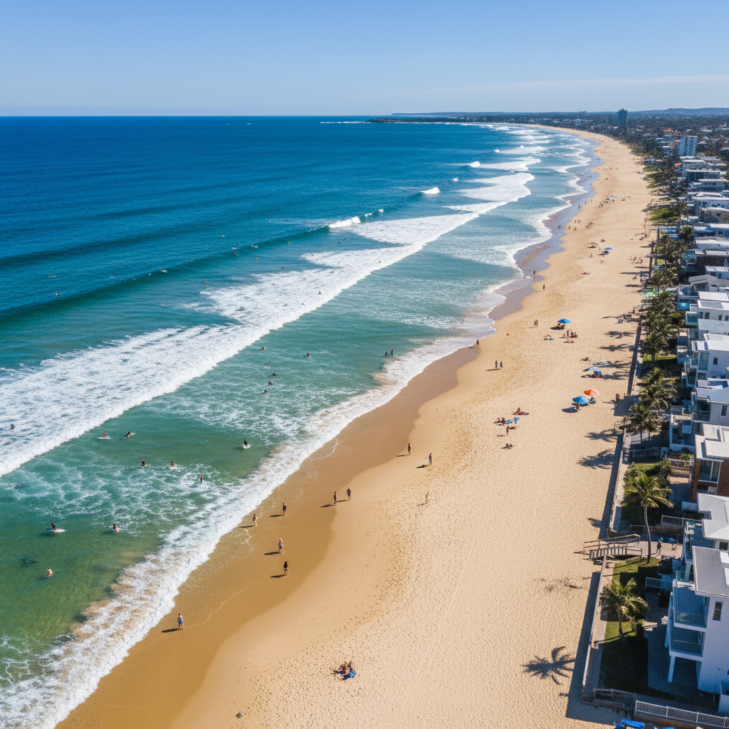 Nobby Beach Gold Coast locksmith hero surf break