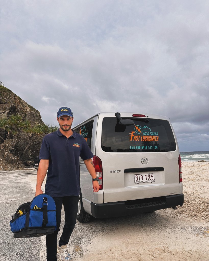 Gold Coast Fast Locksmith van at Queensland home — Arundel - 24/7 Mobile  Gold Coast